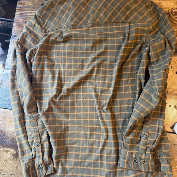 LL Bean Retro Plaid Single Pocket Button Down Men's Shirt Size Medium - Picture 8 of 10